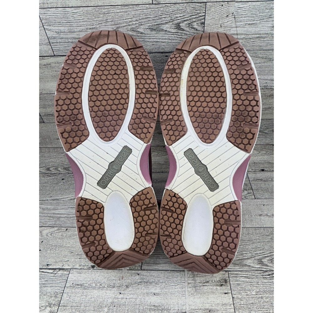 Orthofeet 846 Women 9 B Medium Mauve Pink Mesh Bungee Athletic Sneakers - Picture 15 of 16